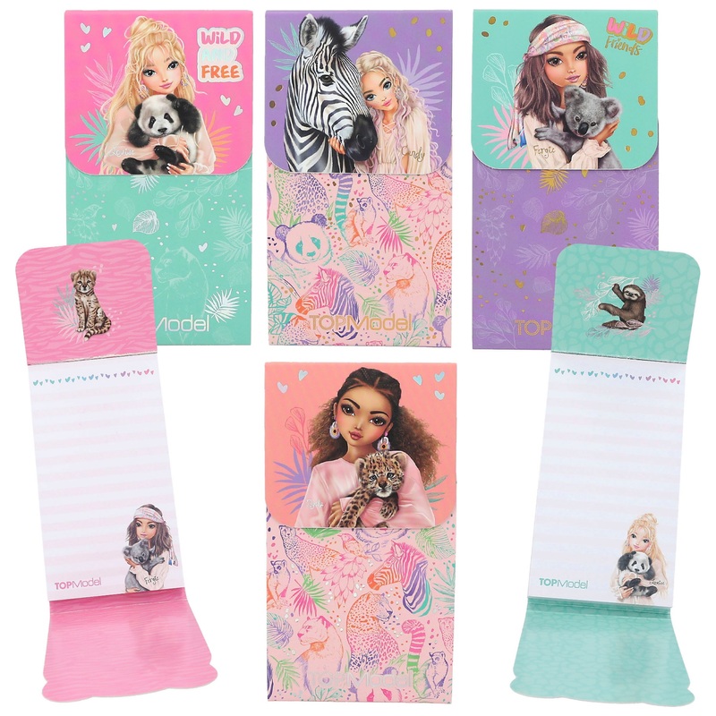 TOPModel blok met magnetische sluiting Wild assorti