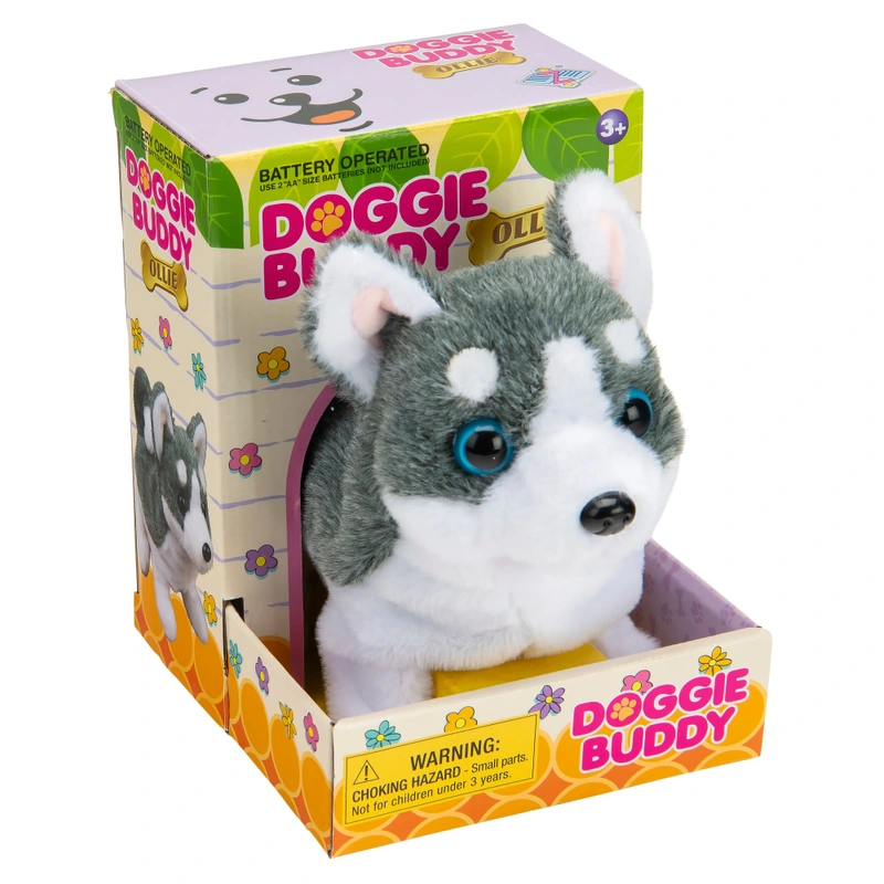 Doggie Buddy Ollie the Husky 17cm plush toy UK