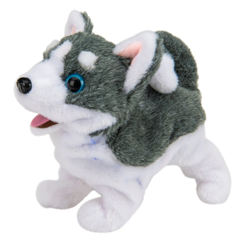 Front view of Doggie Buddy Ollie Husky UK soft toy