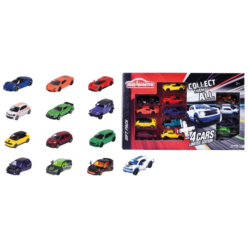 Majorette - Pack 9 Véhicules et 4 en Édition Limitée 1/64