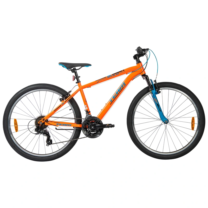 26 Inch Team Mountain Bike Orange side view UK