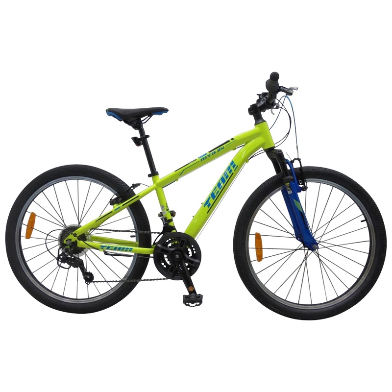 26 Inch Mountainbike Team Fiets geel/blauw