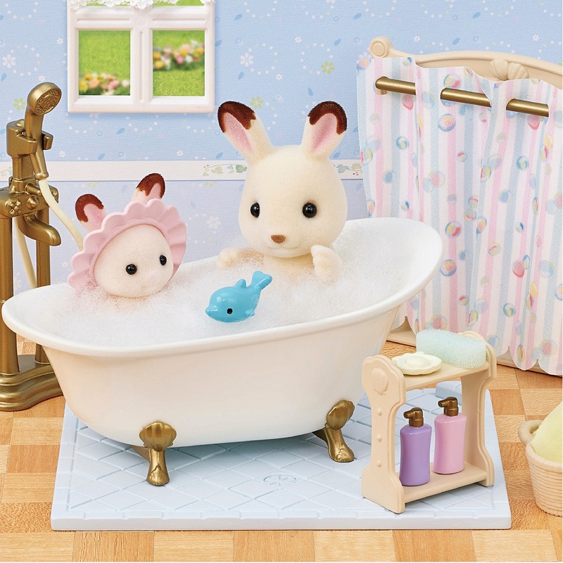 Sylvanian Families - L'Ensemble Baignoire et Douche
