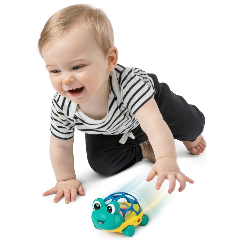Baby Einstein Curious Car Neptune Oball Toy - Light Up Car & Rattle For Infants 3M+
