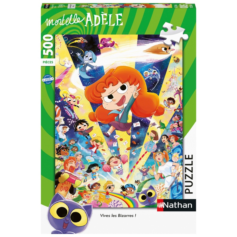 Mortelle Adèle - Puzzle Vives les Bizarres 500 Pièces