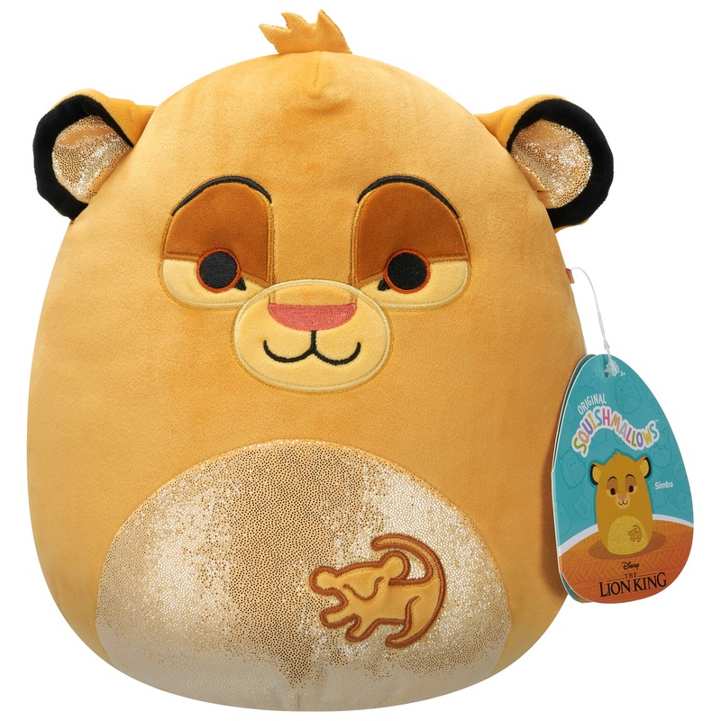 Squishmallows - Disney Le Roi Lion Peluche Simba 20 cm