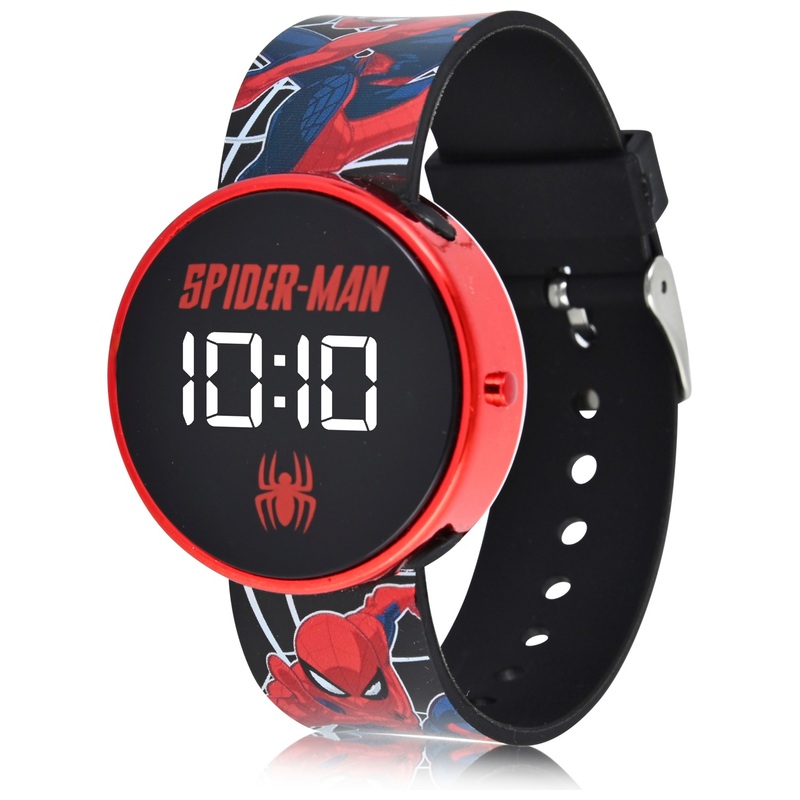 Marvel - Montre LED Ronde Spider-Man