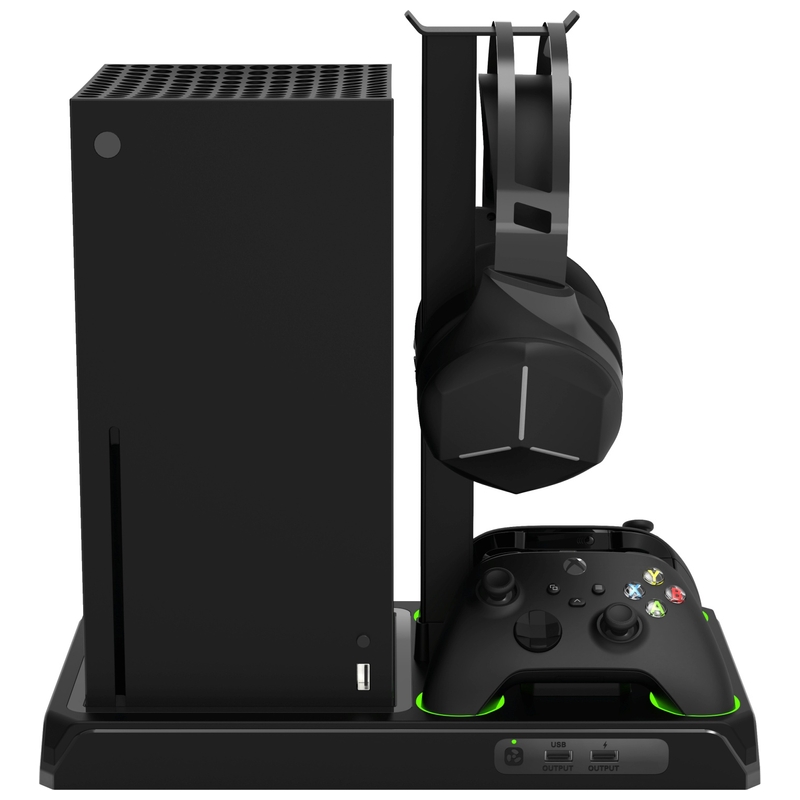 iMP Tech Xbox Series X|S DLX+LED Multi-Function Charge Stand with 2 Battery Packs