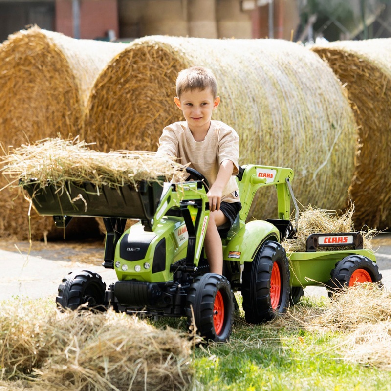 Claas - Tractopelle avec Excavatrice et Remorque