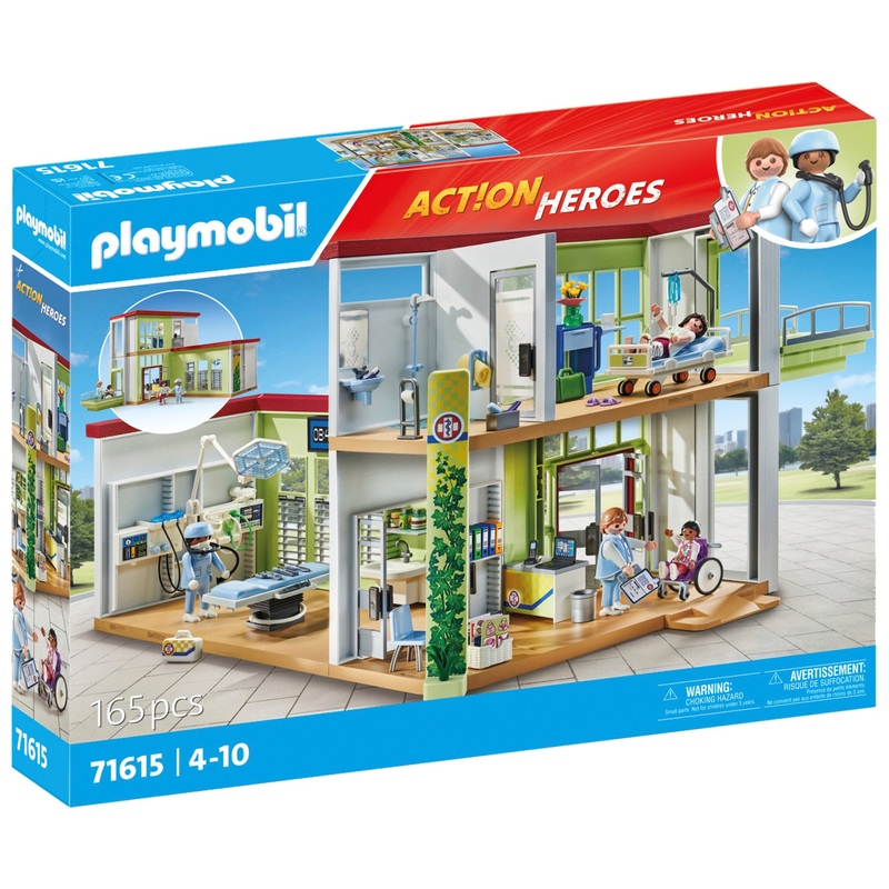 PLAYMOBIL Action Heroes 71615 Modern Ziekenhuis