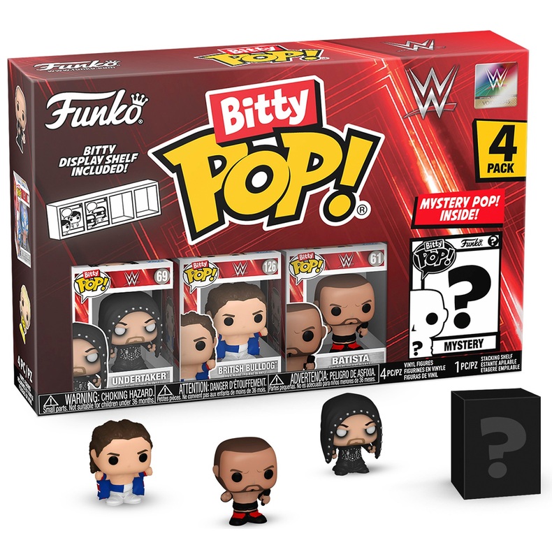 Funko Bitty POP! Figuren WWE The Undertaker 4-Pack