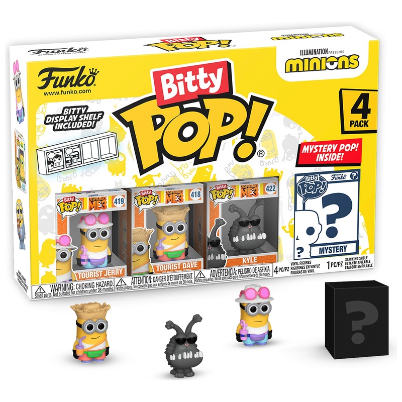 Funko Bitty POP! Pack 4 Figurines Minions