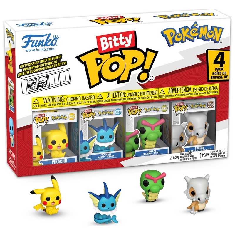 Funko Bitty POP! Figuren Pokemon Pikachu 4-Pack