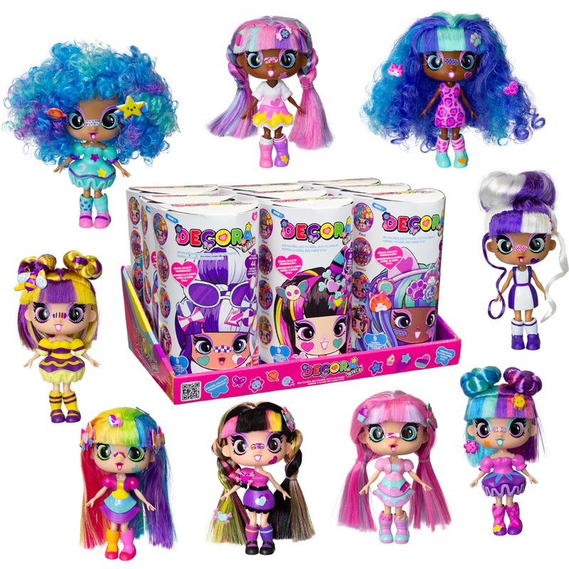 Decora Girlz - Mini Poupée Fashion Personnalisable - Modèle Aléatoire