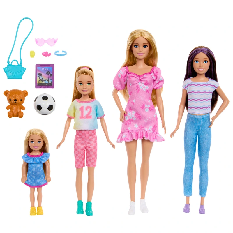 Barbie Sisters Dolls with Accessories Box UK