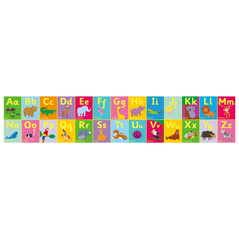 Large pieces of Galt alphabet floor puzzle