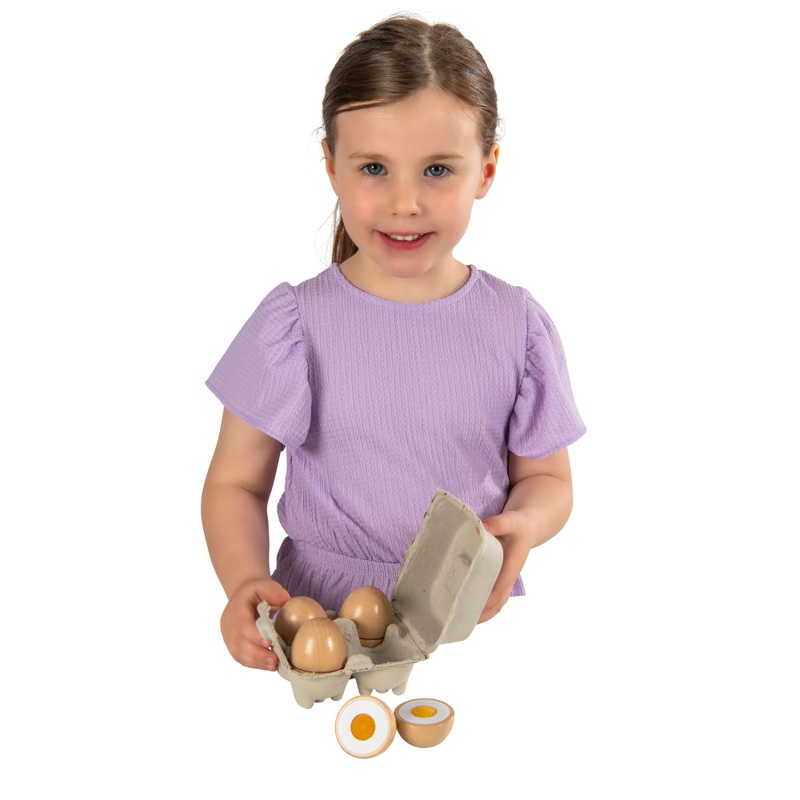 Kitchen Corner - Boîte avec oeufs en bois