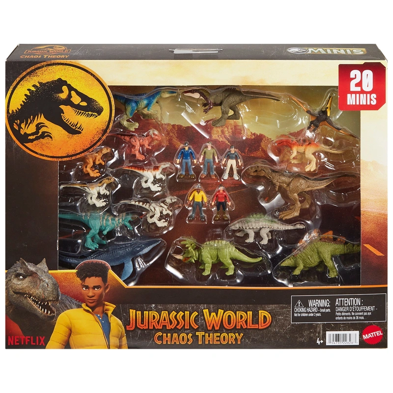 Jurassic World Chaos Theory 20-pack dinosaur figures UK collection