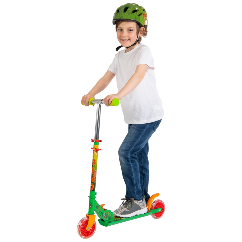 Trottinette LED Dinosaure Pliable