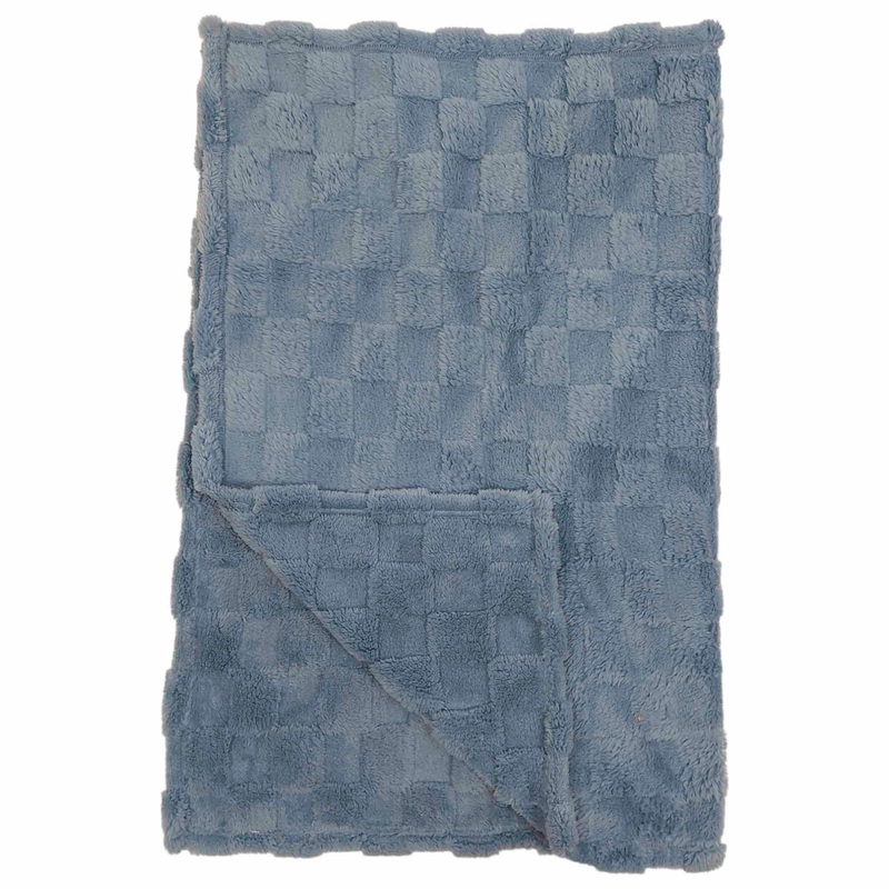 LITTLE Karo-Kuscheldecke sortiert