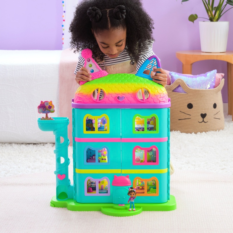 Gabby's Poppenhuis Gabby's Purrfect Party Poppenhuis met Figuur en Accessoires