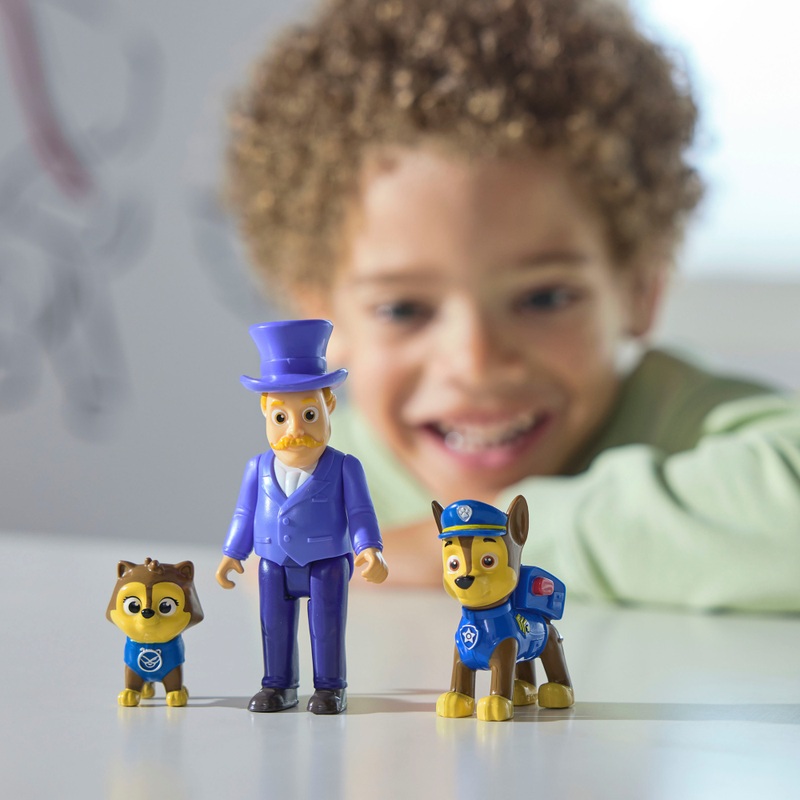 La Pat'Patrouille - Figurines Chase, Maire Humdinger et Chat