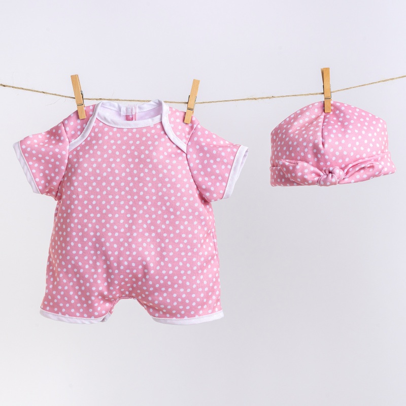 Ivy & Lily - Ensemble 2 Pyjamas et Bonnets pour Poupon - Thème du Printemps