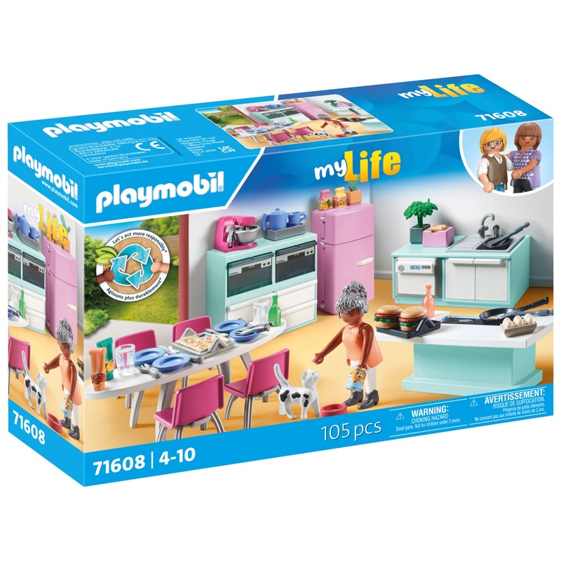PLAYMOBIL 71608 Keuken met Eetplaats