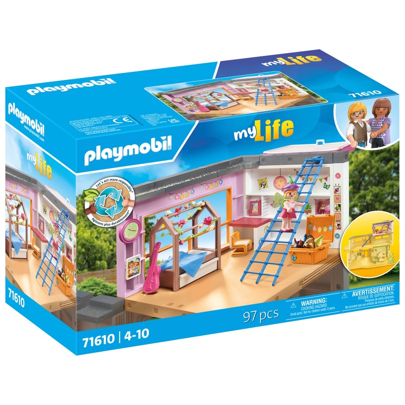 Playmobil - My Life 71610 Chambre d'Enfant avec Lit Cabane