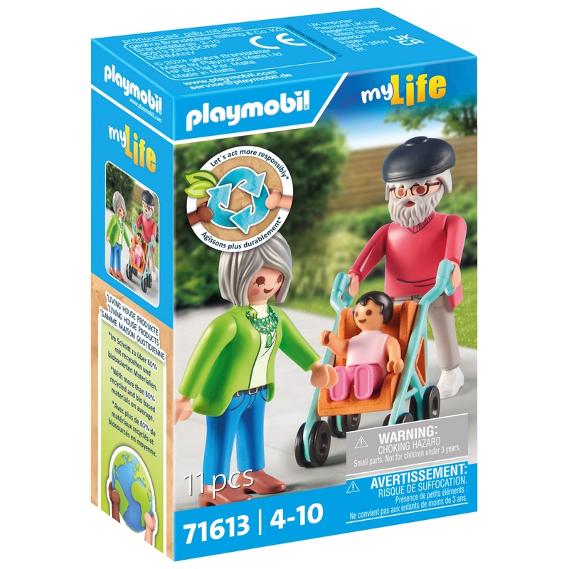 PLAYMOBIL myLife 71613 Grootouders met Baby Set