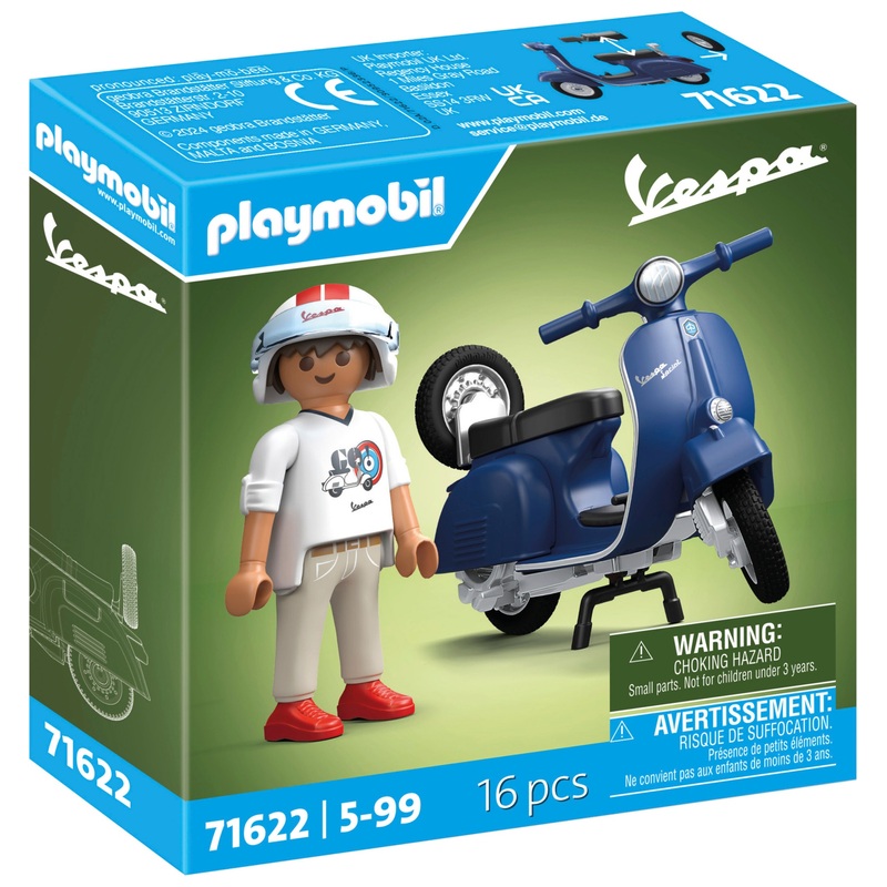 Playmobil - Vespa 71622 - 1969 Vespa 150 Sprint Veloce Bleu