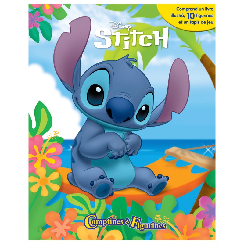 Disney Stitch - Livre Comptines et Figurines