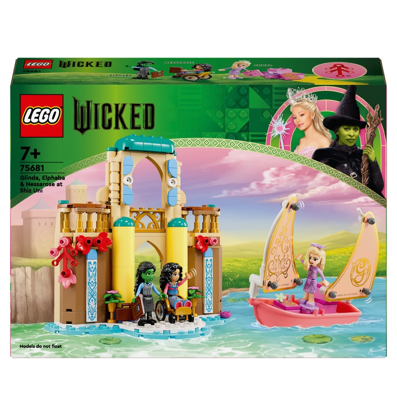 LEGO Wicked 75681 Glinda, Elphaba en Nessarose op Shiz University
