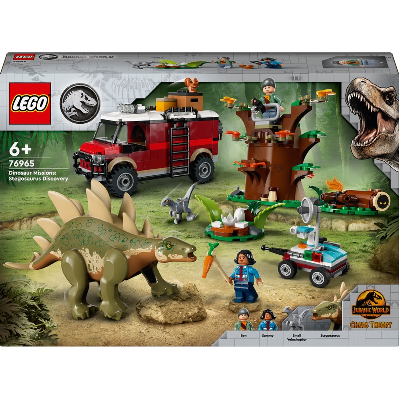 LEGO Jurassic World 76965 Missions Dinosaures La Decouverte du Stegosaure Smyths Toys France