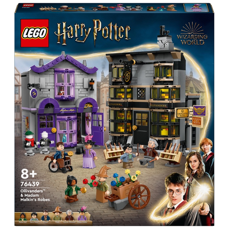 LEGO Harry Potter 76439 Ollivander et Madame Guipure, Prêt-A-Porter Pour Mages et Sorciers