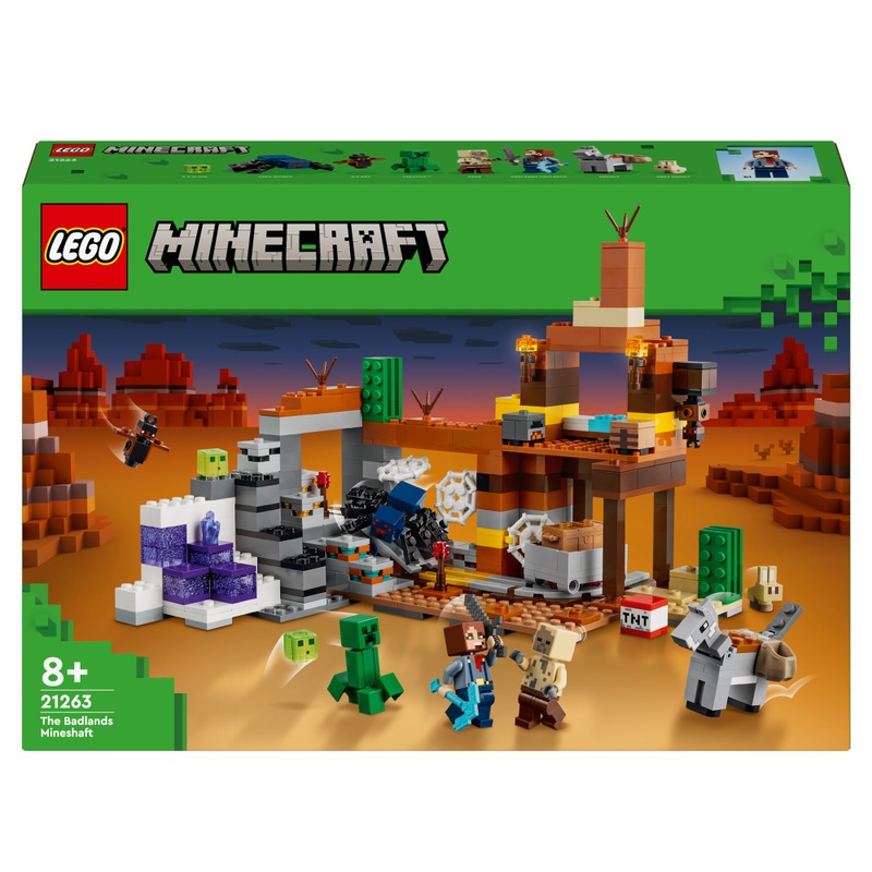 LEGO Minecraft 21263 De woestenijmijnschacht Set