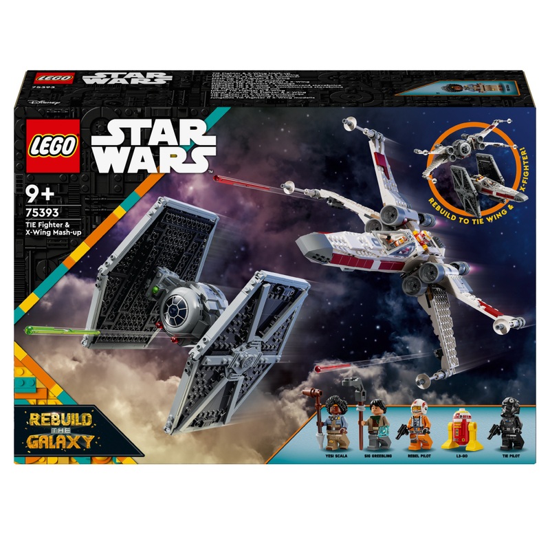 LEGO Star Wars 75393 TIE Fighter et X-Wing à Combiner