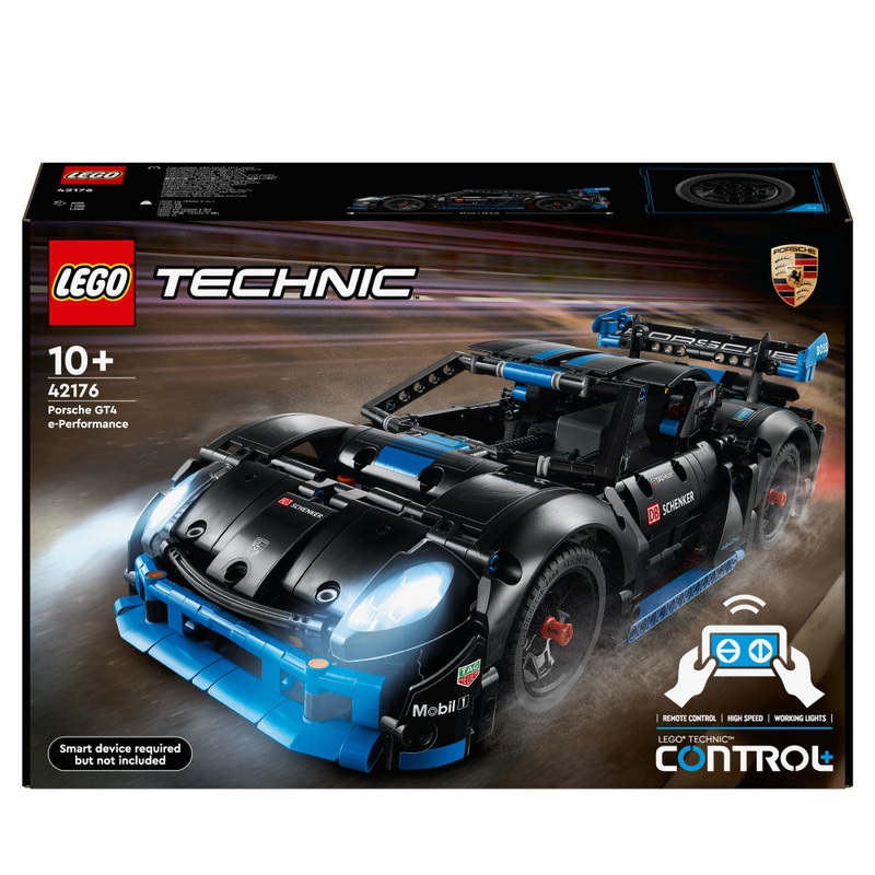 LEGO Technic 42176 Porsche GT4 e-Performance Racewagen Set