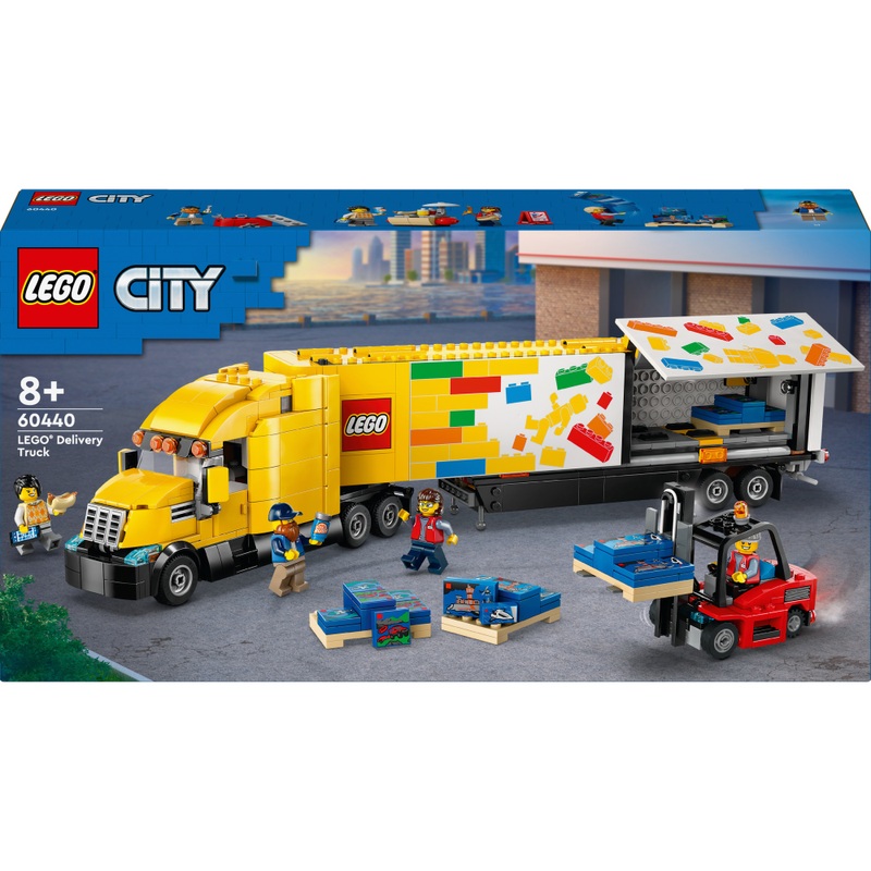 LEGO City 60440 Gele Vrachtwagen Set | Smyths Toys Nederland