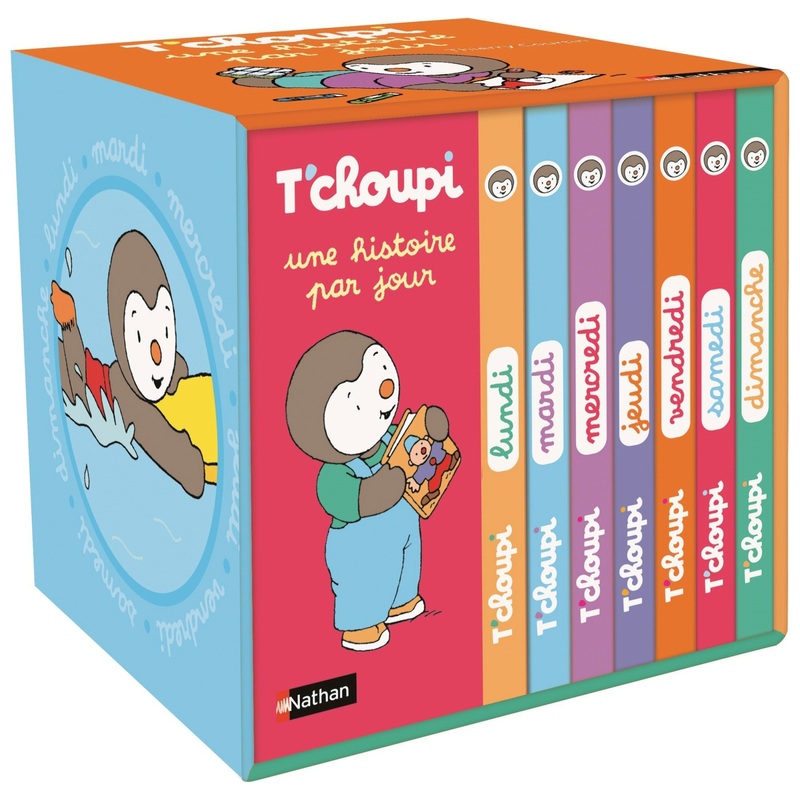 T'choupi - Ma Petite Bibliothèque 7 Livres