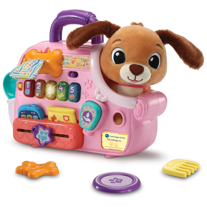 VTech Baby Cutie Plush Puppy Carrier UK packaging