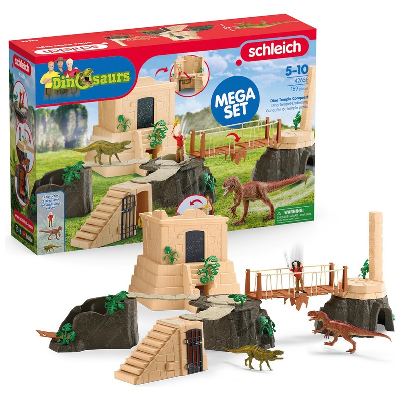 schleich DINOSAURS 42656 Megaset Dinotempelverovering