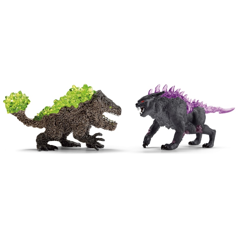 schleich ELDRADOR CREATURES 70827 Schaduwlynx vs. Rotsbreker