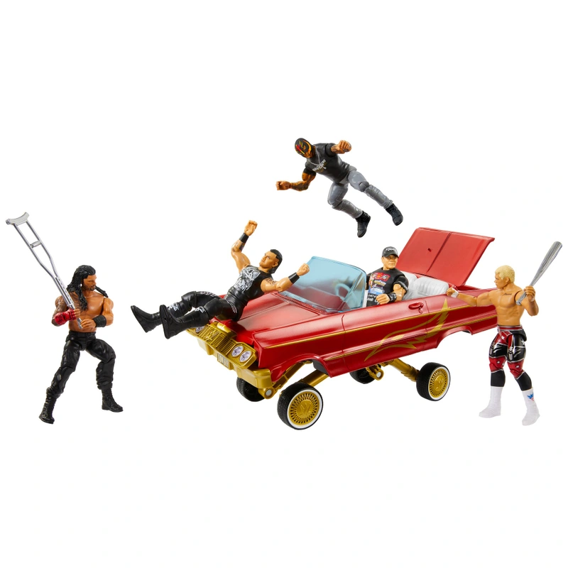 WWE Main Event Lucha Low Rider Vehicle Playset with Rey Mysterio Action Figure