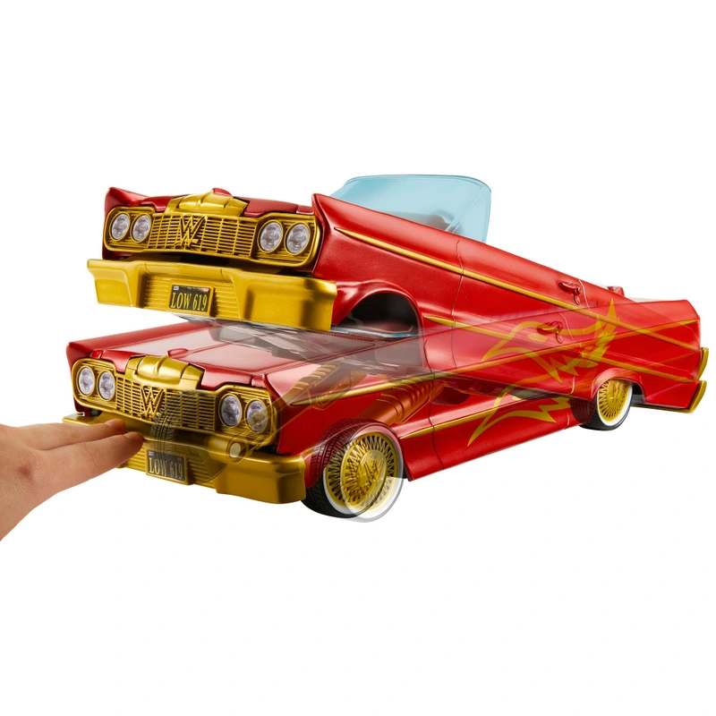 WWE Main Event Lucha Low Rider Vehicle Playset with Rey Mysterio Action Figure view 5