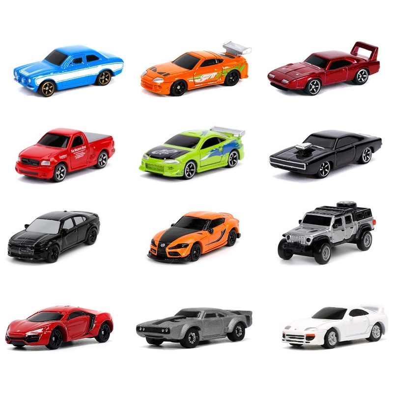 Fast & Furious Nano Diecast Auto's assorti