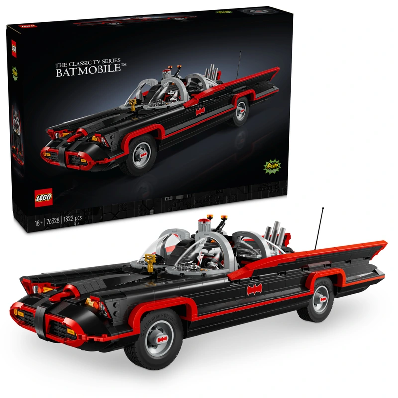 LEGO DC 76328 Batman: The Classic TV Series Batmobile Set for Adults lego sets product image