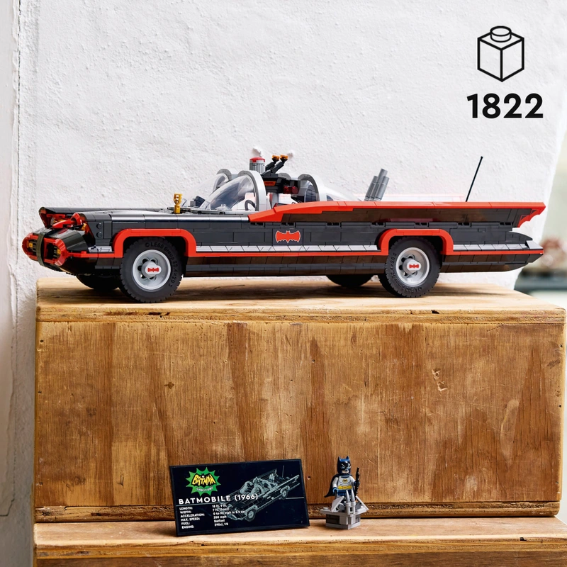 LEGO DC 76328 Batman: The Classic TV Series Batmobile Set for Adults