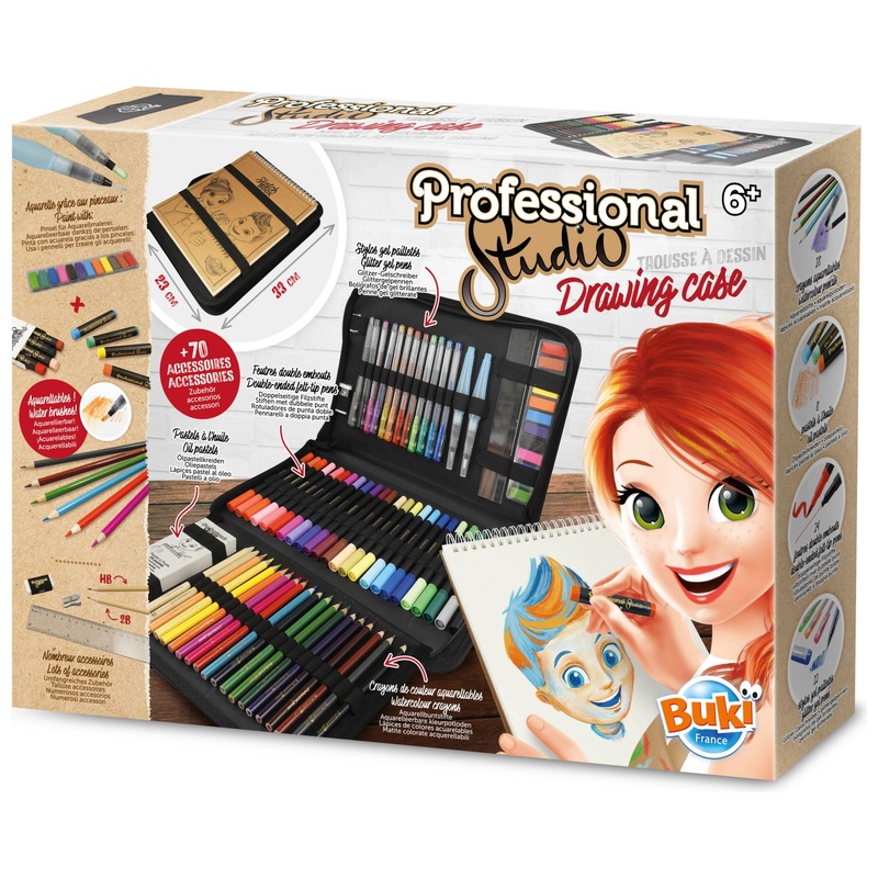 Buki - Professional Studio Trousse à Dessin
