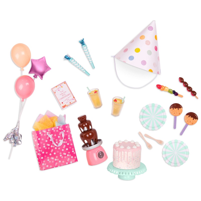 Our Generation - Accessoires et Gâteau d'Anniversaire